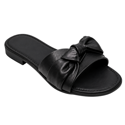 Toe Flat Mule Shoes