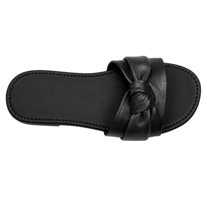 Toe Flat Mule Shoes