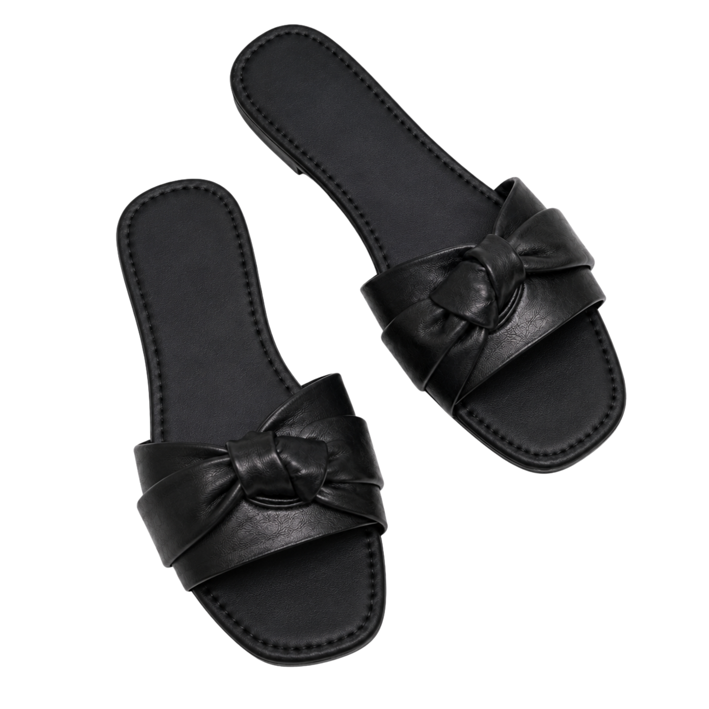 Toe Flat Mule Shoes