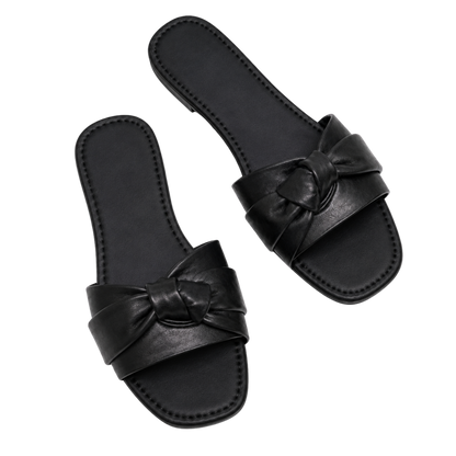Toe Flat Mule Shoes