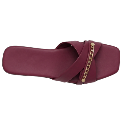 Cross Strap Open-Toe