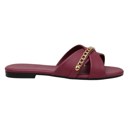 Cross Strap Open-Toe