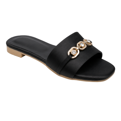 Crystal Luxe Comfort Slides